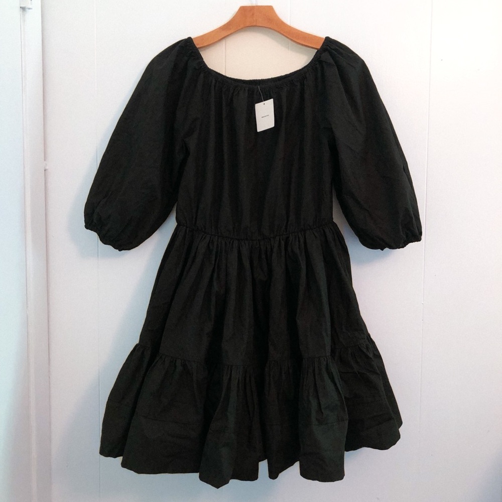 *Urban Outfitters Tiered Black Mini Dress